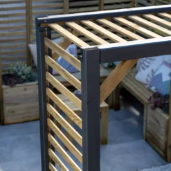 Forest Garden Slatted European Softwood Arch (H) 220cm X (W) 113cm -Deals Good Garden Tool Store forest garden slatted european softwood arch h 220cm x w 113cm5013053190104 02i