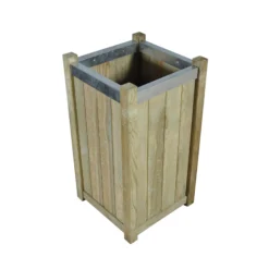 Forest Garden Slender Wooden Rectangular Planter