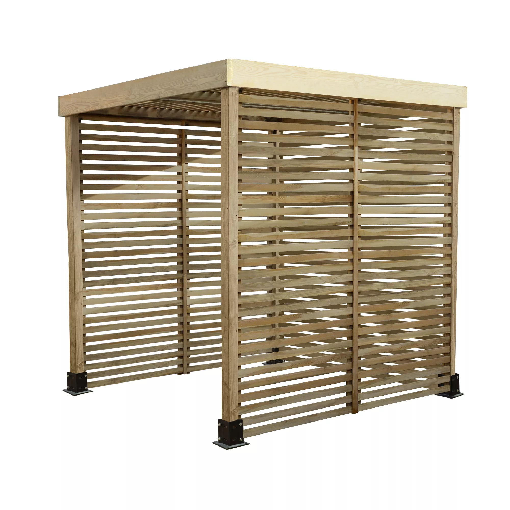 Forest Garden Square Pergola, (H)2045mm (W)1970mm 2 Forest Garden Square Pergola, (H)2045mm (W)1970mm - Image 2