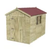 Forest Garden Timberdale 10x6 Ft Apex Tongue & Groove Wooden Shed With Floor (Base Included)