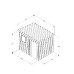 Forest Garden Timberdale 8x6 Ft Pent Tongue & Groove Wooden Shed With Floor (Base Included) -Deals Good Garden Tool Store forest garden timberdale 8x6 ft pent tongue groove wooden shed with floor base included 5013053189214 01t bq