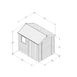 Forest Garden Timberdale 8x6 Ft Reverse Apex Tongue & Groove Wooden Shed With Floor (Base Included) -Deals Good Garden Tool Store forest garden timberdale 8x6 ft reverse apex tongue groove wooden shed with floor base included 5013053188934 01t bq