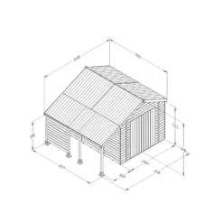 Forest Garden Timberdale Log Store 10x8 Ft Apex Tongue & Groove Wooden 2 Door Shed With Floor (Base Included) -Deals Good Garden Tool Store forest garden timberdale log store 10x8 ft apex tongue groove wooden 2 door shed with floor base included 5013053189276 01t bq