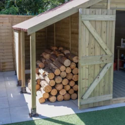 Forest Garden Timberdale Log Store 10x8 Ft Apex Tongue & Groove Wooden 2 Door Shed With Floor (Base Included) -Deals Good Garden Tool Store forest garden timberdale log store 10x8 ft apex tongue groove wooden 2 door shed with floor base included 5013053189276 02i bq