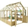 Forest Garden Vale Natural Timber 10x8 Greenhouse