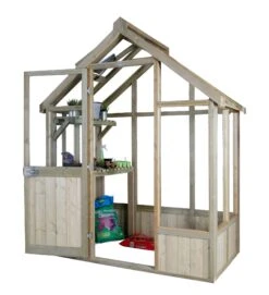 Forest Garden Vale Natural Timber 6x4 Greenhouse