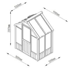 Forest Garden Vale Natural Timber 6x4 Greenhouse -Deals Good Garden Tool Store forest garden vale natural timber 6x4 greenhouse5013053155158 01t