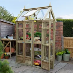 Forest Garden Victorian Walk Around 4x3 Greenhouse -Deals Good Garden Tool Store forest garden victorian walk around 4x3 greenhouse5013053176320 01i