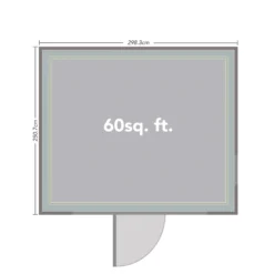 Forest Garden Xtend 10x9 Pent Tongue & Groove Garden Office - Assembly Service Included -Deals Good Garden Tool Store forest garden xtend 10x9 pent tongue groove garden office assembly service included5013053183601 02t