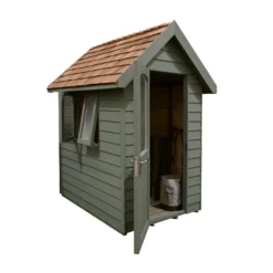 Forest Retreat 6X4 Apex Pressure Treated Overlap Green Shed With Floor - Assembly Service Included -Deals Good Garden Tool Store forest retreat 6x4 apex pressure treated overlap green shed with floor assembly service included5013053176337 03c bq