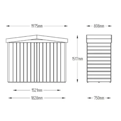 Forest Shiplap 6.5x2.6 Apex Garden Storage 2000L -Deals Good Garden Tool Store forest shiplap 6 5x2 6 apex garden storage 2000l5013053163252 01t bq