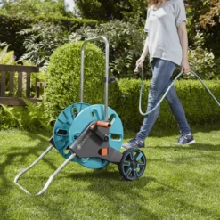 Gardena Aquaroll Freestanding Empty Hose Cart With Wheels -Deals Good Garden Tool Store gardena aquaroll freestanding empty hose cart with wheels4078500032834 01i bq
