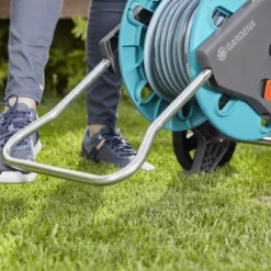Gardena Aquaroll Freestanding Empty Hose Cart With Wheels -Deals Good Garden Tool Store gardena aquaroll freestanding empty hose cart with wheels4078500032834 02i bq