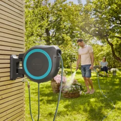 Gardena Rollup XL Wall-mounted Auto Hose Pipe Set (L)35m -Deals Good Garden Tool Store gardena rollup xl wall mounted auto hose pipe set l 35m4078500052061 02i bq