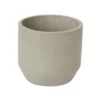 GoodHome Grey Clay Circular Plant Pot (Dia)22cm
