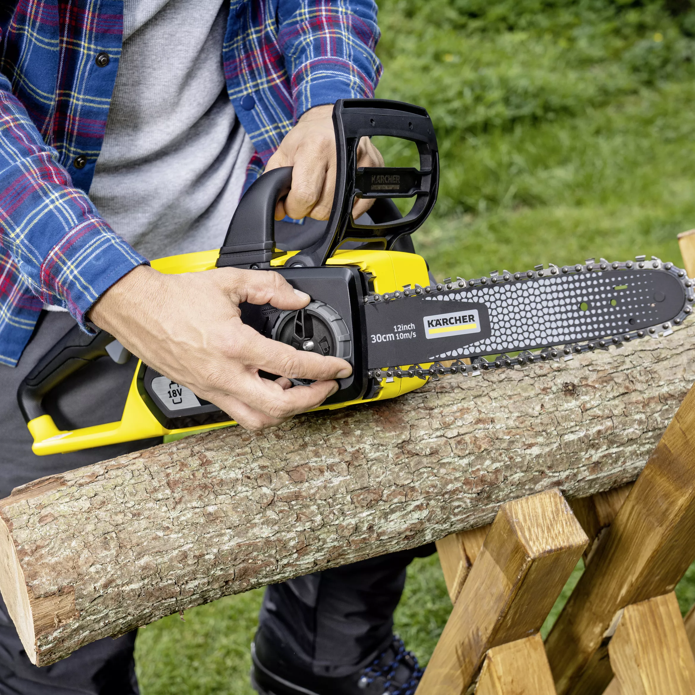 Karcher Garden Power 1.444-001.0 18V Cordless 300mm Chainsaw - BARE 12 Karcher Garden Power 1.444-001.0 18V Cordless 300mm Chainsaw - BARE - Image 12