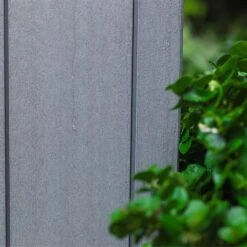 Keter Artisan 9x7 Ft Pent Tongue & Groove Grey Plastic Shed With Floor -Deals Good Garden Tool Store keter artisan 9x7 ft pent tongue groove grey plastic shed with floor7290106933996 02c bq