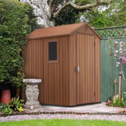 Keter Darwin 6x4 Tongue & Groove Plastic Shed With Floor -Deals Good Garden Tool Store keter darwin 6x4 tongue groove plastic shed with floor7290112632159 01i bq