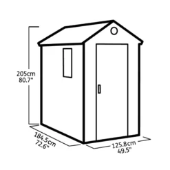 Keter Darwin 6x4 Tongue & Groove Plastic Shed With Floor -Deals Good Garden Tool Store keter darwin 6x4 tongue groove plastic shed with floor7290112632159 01t bq