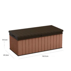 Keter Darwin Wood Effect 5x2 Garden Storage Bench Box 380L 15 Keter Darwin Wood Effect 5x2 Garden Storage Bench Box 380L -Deals Good Garden Tool Store keter darwin wood effect 5x2 garden storage bench box 380l7290112636225 01t bq
