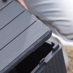 Keter Graphite 38.1L Small Plastic Storage Box & Lid -Deals Good Garden Tool Store keter graphite 38 1l small plastic storage box lid8711245155517 37c