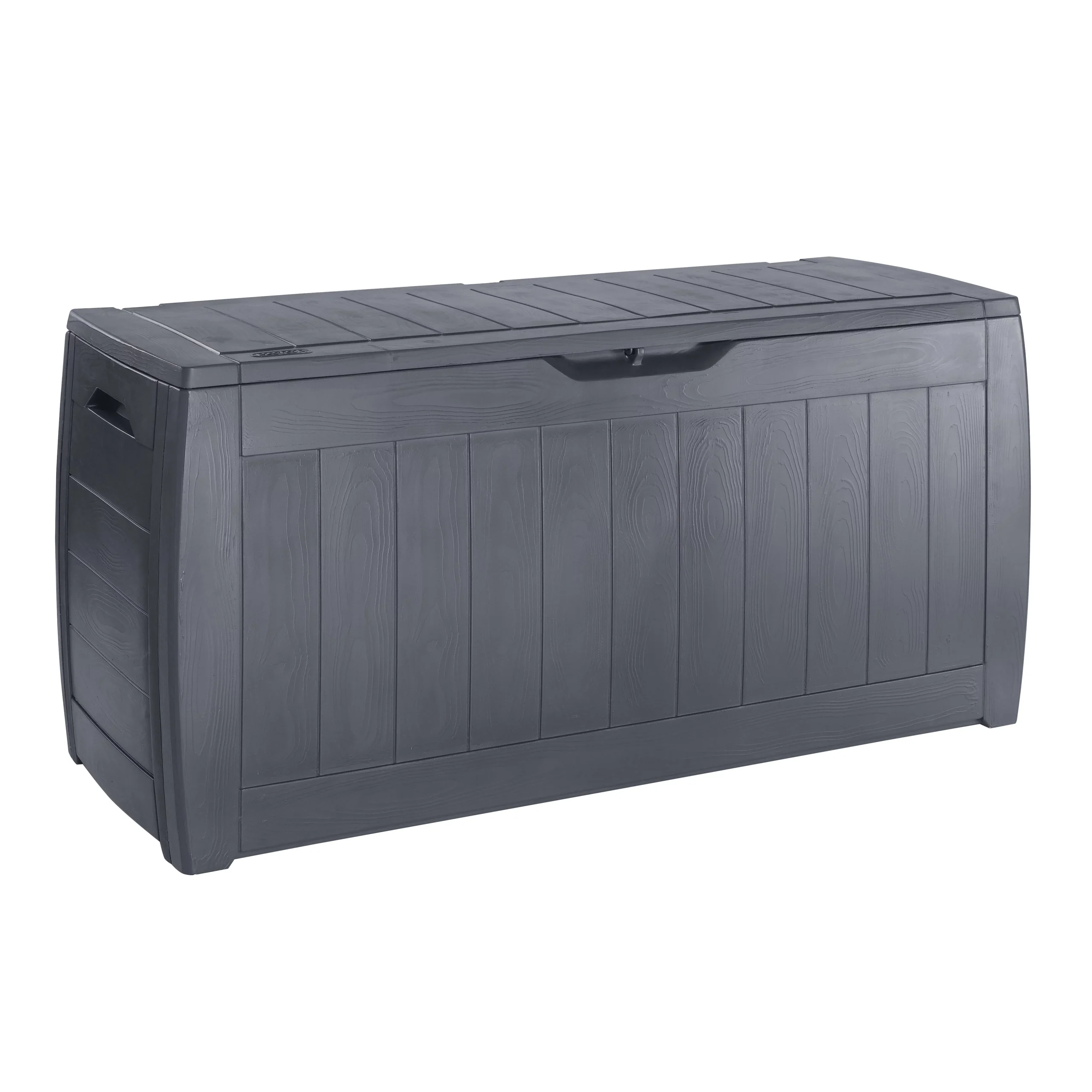Keter Hollywood Wood Effect Plastic Garden Storage Box 3 Keter Hollywood Wood Effect Plastic Garden Storage Box - Image 3