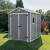 Keter Manor 8x6 Apex Grey Plastic Shed With Floor