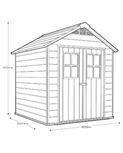 Keter Newton 7.5x7 Apex Tongue & Groove Composite Shed With Floor 31 Keter Newton 7.5x7 Apex Tongue & Groove Composite Shed With Floor -Deals Good Garden Tool Store keter newton 7 5x7 apex tongue groove composite shed with floor7290112631664 01t bq