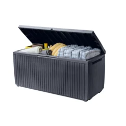 Keter Springwood Plastic Garden Storage Box 15 Keter Springwood Plastic Garden Storage Box -Deals Good Garden Tool Store keter springwood plastic garden storage box7290106930292 04c bq