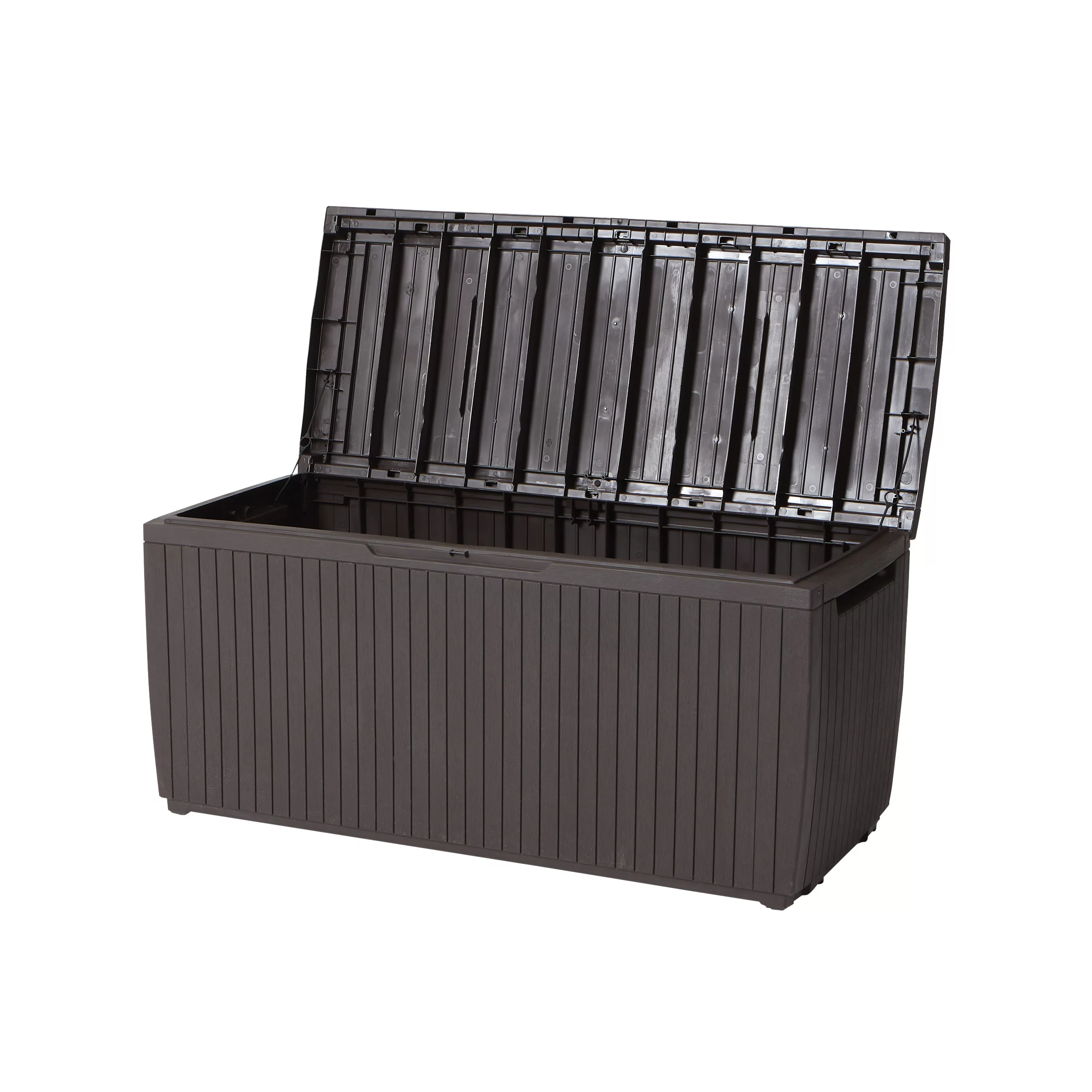 Keter Springwood Plastic Garden Storage Box 5 Keter Springwood Plastic Garden Storage Box - Image 5