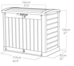 Keter Store-it-out ARC Plastic Garden Storage Box -Deals Good Garden Tool Store keter store it out arc plastic garden storage box5397007165784 01t BQ