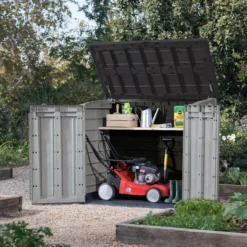 Keter Store It Out Max Wood Effect Garden Storage 1200L -Deals Good Garden Tool Store keter store it out max wood effect garden storage 1200l3253929001413 01i