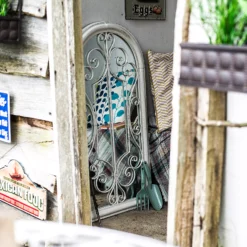 La Hacienda Aston & Wold Antique White Arch Framed Garden Mirror 970mm X 490mm -Deals Good Garden Tool Store la hacienda aston wold antique white arch framed garden mirror 970mm x 490mm5055025558932 04i bq