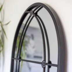La Hacienda Aston & Wold Arundel Black Arch Framed Garden Mirror 1000mm X 600mm -Deals Good Garden Tool Store la hacienda aston wold arundel black arch framed garden mirror 1000mm x 600mm5055025559083 02i bq
