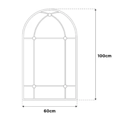 La Hacienda Aston & Wold Arundel Black Arch Framed Garden Mirror 1000mm X 600mm -Deals Good Garden Tool Store la hacienda aston wold arundel black arch framed garden mirror 1000mm x 600mm5055025559083 03t bq