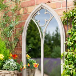 Deals Good Garden Tool Store -Deals Good Garden Tool Store la hacienda aston wold church window antique white arch framed garden mirror 1050mm x 560mm5055025558895 01i bq