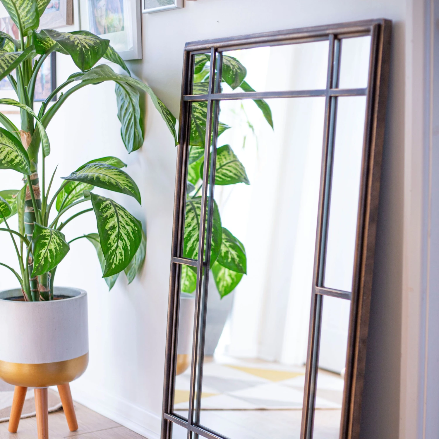 La Hacienda Aston & Wold Milano Gold Effect Rectangular Framed Garden Mirror 1000mm X 650mm 3 La Hacienda Aston & Wold Milano Gold Effect Rectangular Framed Garden Mirror 1000mm X 650mm - Image 3