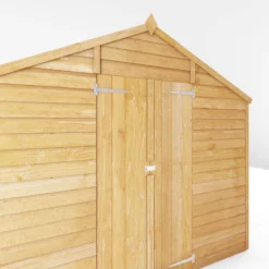 Mercia 10x8 Ft Apex Overlap Wooden 2 Door 4 Windows Shed With Floor -Deals Good Garden Tool Store mercia 10x8 ft apex overlap wooden 2 door 4 windows shed with floor5029442078199 05c