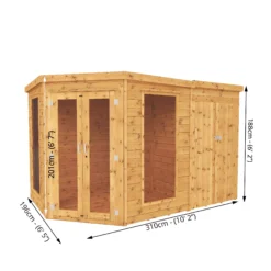 Mercia 11x7 Pent Shiplap Summer House With Double Door -Deals Good Garden Tool Store mercia 11x7 pent shiplap summer house with double door5029442091006 01t BQ