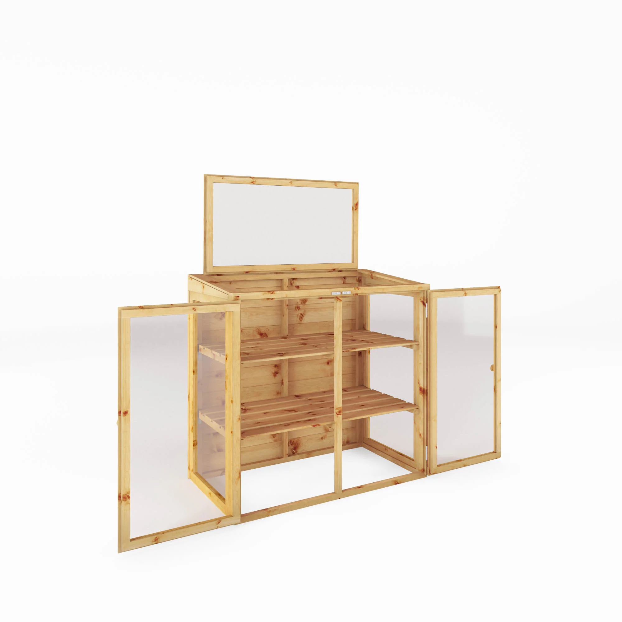 Mercia 4x2 Greenhouse With Flap Vent 3 Mercia 4x2 Greenhouse With Flap Vent - Image 3