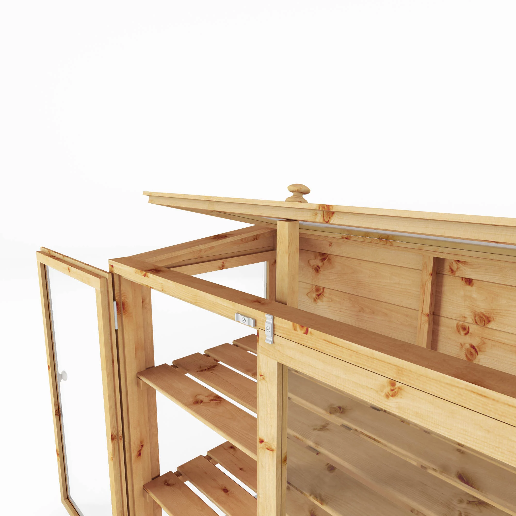 Mercia 4x2 Greenhouse With Flap Vent 5 Mercia 4x2 Greenhouse With Flap Vent - Image 5