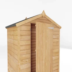 Mercia 4x3 Ft Apex Overlap Wooden Shed With Floor -Deals Good Garden Tool Store mercia 4x3 ft apex overlap wooden shed with floor5029442090252 04c