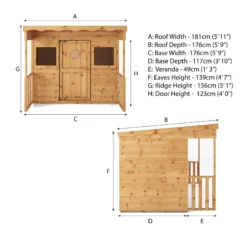 Mercia 6x5 Timber Playhouse Assembly Service Included -Deals Good Garden Tool Store mercia 6x5 timber playhouse assembly service included5029442002316 02t