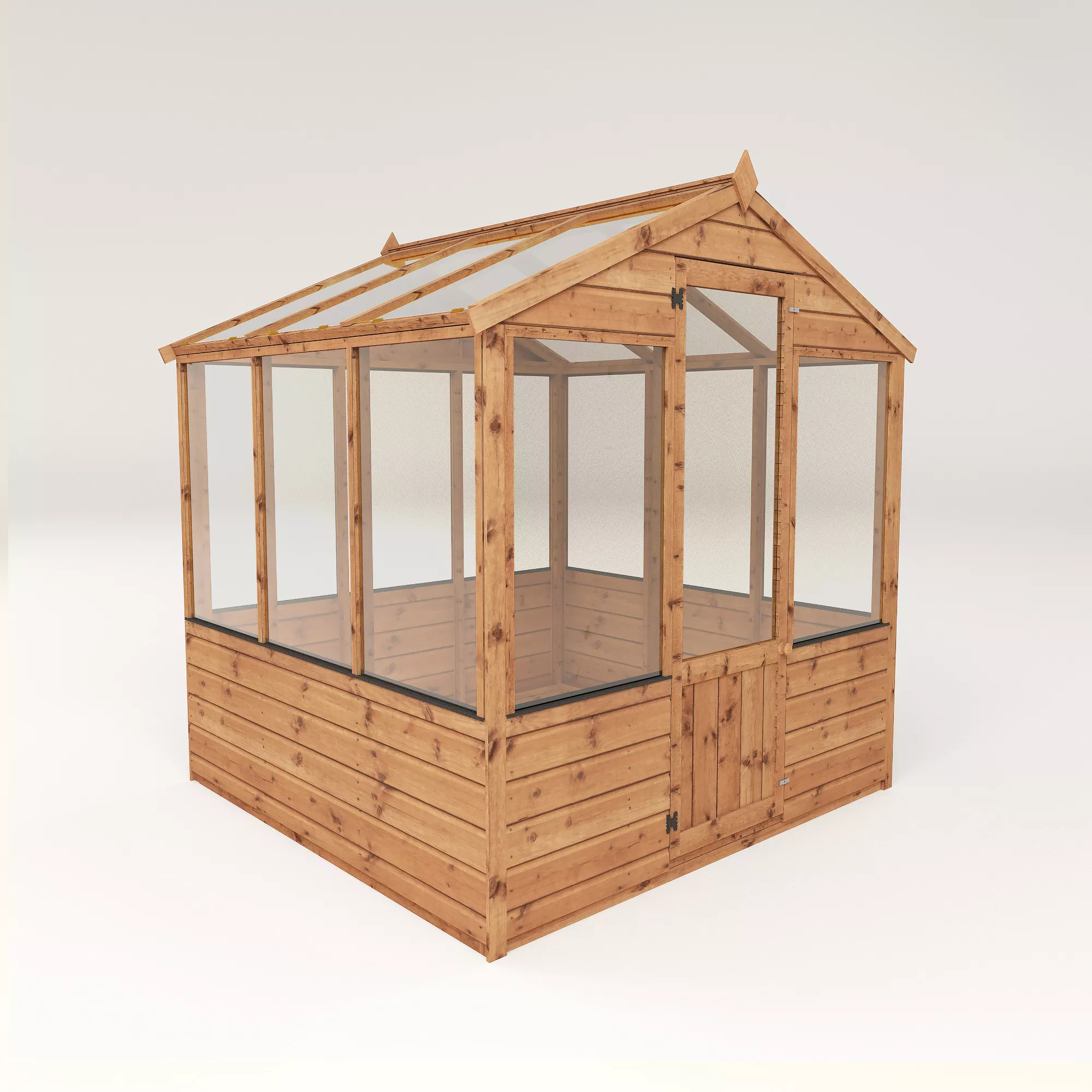 Mercia 6x6 Greenhouse With Flap Vent 2 Mercia 6x6 Greenhouse With Flap Vent - Image 2