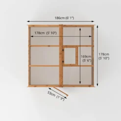Mercia 6x6 Greenhouse With Flap Vent 12 Mercia 6x6 Greenhouse With Flap Vent -Deals Good Garden Tool Store mercia 6x6 greenhouse with flap vent5029442087856 02i bq