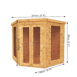 Mercia 7x7 Pent Shiplap Summer House With Double Door 8 Mercia 7x7 Pent Shiplap Summer House With Double Door -Deals Good Garden Tool Store mercia 7x7 pent shiplap summer house with double door5029442076546 01t bq