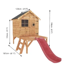 Mercia 8x10 Snug Apex Shiplap Tower Slide Playhouse - Assembly Service Included -Deals Good Garden Tool Store mercia 8x10 snug apex shiplap tower slide playhouse assembly service included5029442080819 01t bq