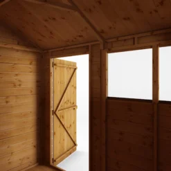 Mercia 8x6 Ft Reverse Apex Tongue & Groove Wooden 4 Windows Shed With Floor -Deals Good Garden Tool Store mercia 8x6 ft reverse apex tongue groove wooden 4 windows shed with floor5029442006505 04c