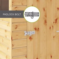 Mercia 8x6 Ft Reverse Apex Tongue & Groove Wooden 4 Windows Shed With Floor -Deals Good Garden Tool Store mercia 8x6 ft reverse apex tongue groove wooden 4 windows shed with floor5029442006505 07c