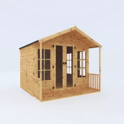 Mercia 8x8 Apex Shiplap Summer House With Double Door